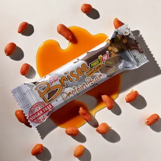Батончик Power Pro Brisee Protein Bar 25% Sugar Free, 55 грам - Арахіс-карамель
