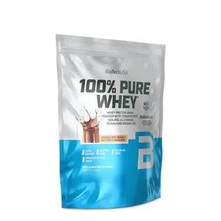 Сироватковий протеїн BioTech 100% Pure Whey, 900 грам - Шоколад-арахісова паста