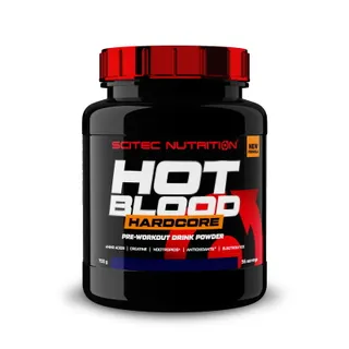 Передтренувальний комплекс Scitec Nutrition Hot Blood Hardcore, 700 грам - Чорна смородина-годжі
