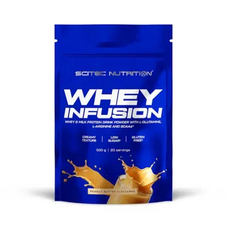 Сироватковий протеїн Scitec Nutrition Whey Infusion, 500 грам - Арахісова паста