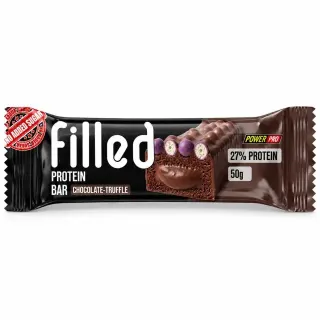 Протеїновий батончик Power Pro Filled Protein Bar 27% No Added Sugar, 50 грам - Шоколад-трюфель