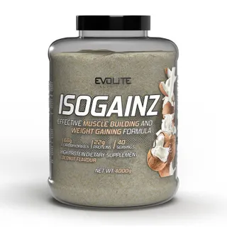 Гейнер Evolite Nutrition IsoGainz, 4 кг - Кокос