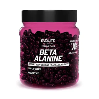 Бета-аланін Evolite Nutrition Beta Alanine 800 mg Xtreme, 300 капсул