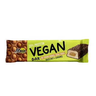 Веганський батончик FitWin Vegan Bar, 50 грам - Карамель-фундук