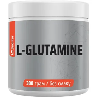 L-глютамін Sporter L-Glutamine Powder, 300 грам для підтримки травної системи
