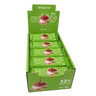 Батончик Sporter Zero One, 25*50 грам - Фісташка-малина