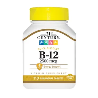 Вітаміни та мінерали 21st Century Vitamin B12 2500 mcg, 110 таблеток