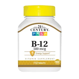Вітаміни та мінерали 21st Century Vitamin B12 500 mcg, 110 таблеток