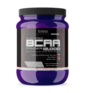 Амінокислота BCAA Ultimate Nutrition BCAA 12 000 Powder, 228 грам - Фруктовий пунш