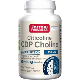 Натуральна добавка Jarrow Formulas Citicoline CDP Choline, 60 капсул
