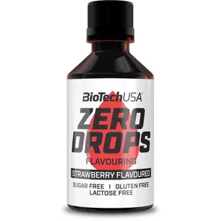 Замінник харчування BioTech Zero Drops, 50 мл - Полуниця