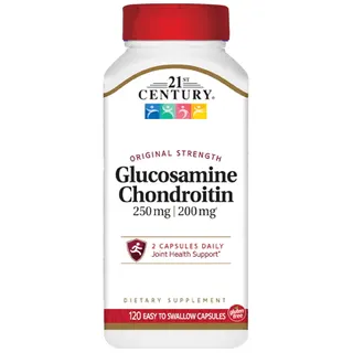 Препарат для суглобів і зв'язок 21st Century Glucosamine Chondroitin, 120 капсул