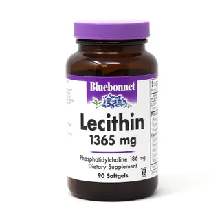 Натуральна добавка Bluebonnet Nutrition Natural Lecithin 1365 mg, 90 капсул