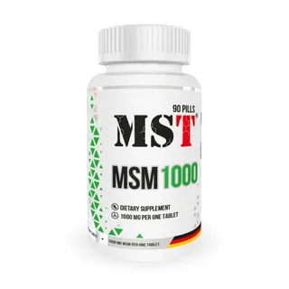 Препарат для суглобів і зв'язок MST Nutrition MSM 1000, 90 таблеток