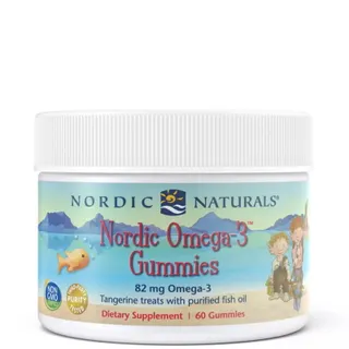 Жирні кислоти Nordic Naturals Nordic Omega-3 Gummies, 60 желейок мандарин