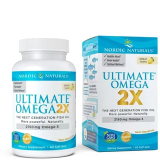 Жирні кислоти Nordic Naturals Ultimate Omega 2X, 60 капсул