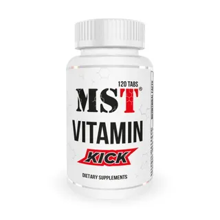 Вітаміни та мінерали MST Nutrition Vitamin KICK, 120 таблеток