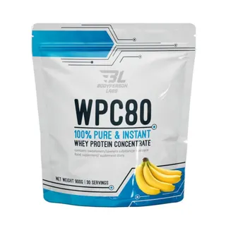 Протеїн Bodyperson Labs WPC80, 900 грам - Банан