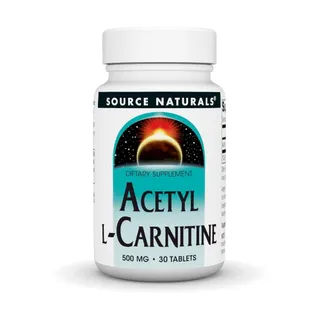 Ацетил L-карнітин Source Naturals Acetyl L-Carnitine 500 mg, 30 таблеток