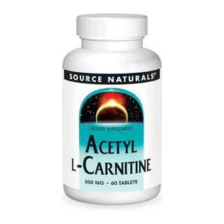 Ацетил L-карнітин Source Naturals Acetyl L-Carnitine 500 mg, 60 таблеток