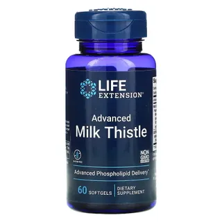 Натуральна добавка Life Extension Advanced Milk Thistle, 60 капсул