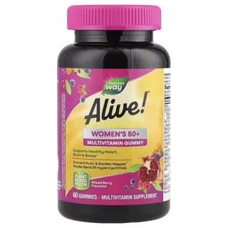 Комплекс для здоров'я жінок 50+ Nature's Way Alive! Women's 50+ Gummy, 60 желейок