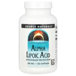 Альфа-ліпоєва кислота Source Naturals Alpha Lipoic Acid 100 mcg, 120 таблеток