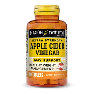 Натуральна добавка Mason Natural Apple Cider Vinegar Extra Strength, 100 таблеток