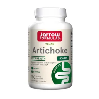 Екстракт артишоку Jarrow Formulas Artichoke 500 mg, 180 вегакапсул для підтримки травної системи