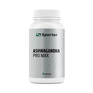 Екстракт ашваганди Sporter Ashwagandha Pro Max, 60 капсул