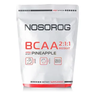 Амінокислота BCAA Nosorog BCAA 2:1:1, 400 грам - Ананас