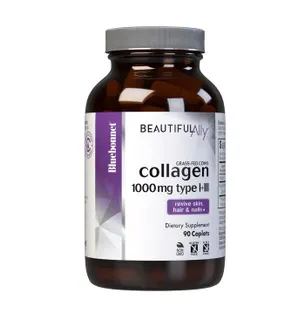 Колаген Bluebonnet Nutrition Beautiful Ally Collagen Type I + III, 90 каплет