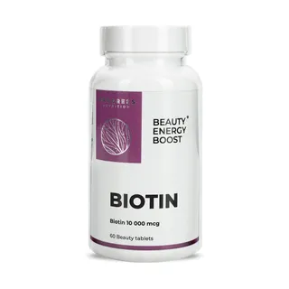 Біотин Progress Nutrition Biotin 10000 mcg, 60 таблеток