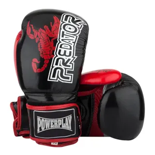 Рукавиці боксерські Power Play PP 3007 Carbon, Black - 12 унцій