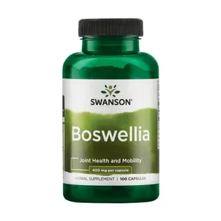 Екстракт босвелії Swanson Boswellia 400 mg, 100 капсул для підтримки суглобів