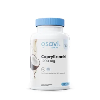 Каприлова кислота Osavi Caprylic acid 1200 mg, 120 капсул