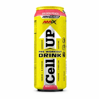 Передтренувальний комплекс AMIX CellUp Drink, 500 мл - Персик