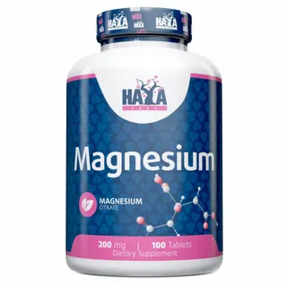 Вітаміни та мінерали Haya Labs Magnesium Citrate 200 mg, 100 таблеток
