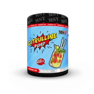Амінокислота MST Nutrition Citrulline Pump, 511 грам - Полуниця-лайм
