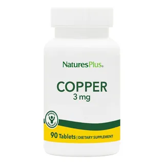Вітаміни та мінерали Natures Plus Copper 3 mg, 90 таблеток
