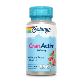 Екстракт журавлини Solaray CranActin 400 mg, 60 вегакапсул