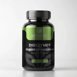 Мультиензимний комплекс VitalHarmony DigeZyme, 90 капсул для травлення