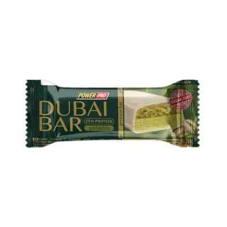 Батончик Power Pro Dubai Bar Sugar Free, 50 грам - Фісташка