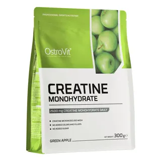 Креатин OstroVit Creatine Monohydrate, 300 грам - Зелене яблуко
