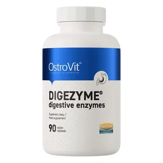 Мультиензимний комплекс OstroVit Digezyme Digestive Enzymes, 90 таблеток для покращення здоров'я травної системи
