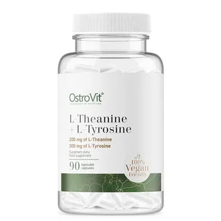 Амінокислота OstroVit Vege Theanine + Tyrosine, 90 вегакапсул