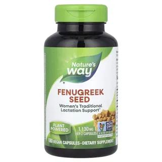 Натуральна добавка Nature's Way Fenugreek Seed, 180 вегакапсул