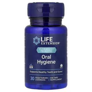 Пробіотичні пастилки для ротової порожнини Life Extension FLORASSIST Probiotic Oral Hygiene, 30 пастилок