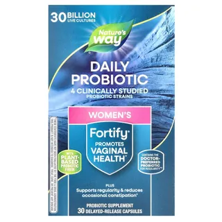 Пробіотик Nature's Way Fortify Women's Probiotic 30 Billion, 30 капсул для жінок