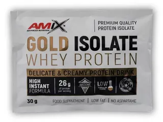 Протеїн AMIX Gold Whey Protein Isolate, 30 грам - Шоколад